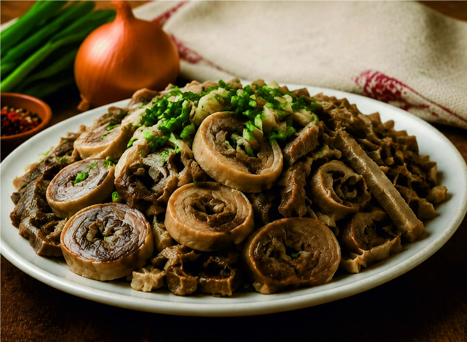 Харта — варёные жеребячьи кишки
